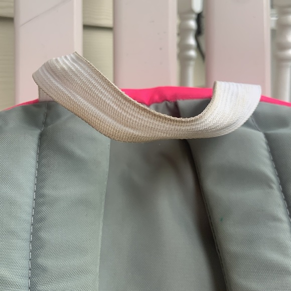 Jansport Big Student Backpack | Pink & White Polka Dots - Picture 10 of 16